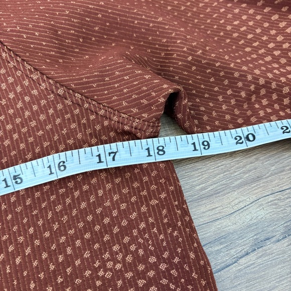 Lululemon Rest Less Long Sleeve Pullover Grid Warp Date Brown Desert Sun - Picture 5 of 7